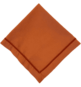 Juliska Napkin: Velvet Trim - Pumpkin